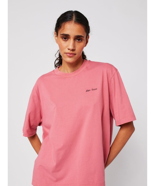 BOBO CHOSES（ボボショーズ）の「Hopscotch relaxed T-shirt（Tシャツ/カットソー・レディース・ピンク・S/M/XS/L/XL）」の8枚目の写真