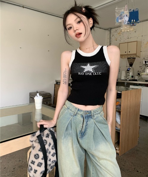 REBALANCE（リバランス）の「レディースニットタンク（タンクトップ・レディース・C/D/A/B・FREE）」の14枚目の写真