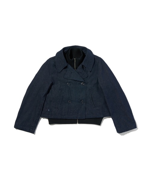Levi's(リーバイス)の「Levi's/リーバイス BLUETAB(TM) MARINER ピーコート MADE OF JAPAN(ピーコート・レディース・ダークインディゴブルー・M/S/XS)」の2枚目の写真