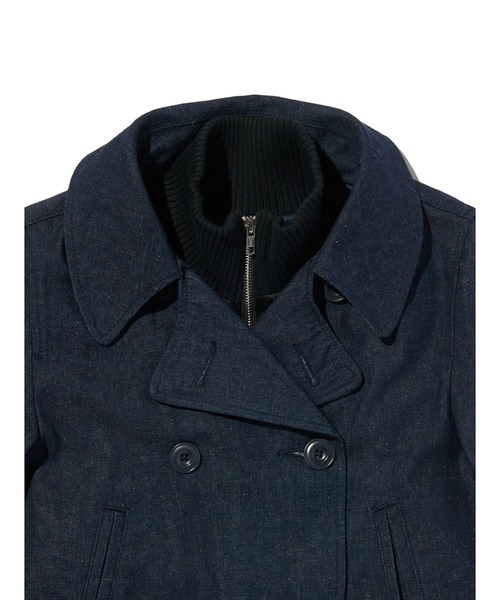 Levi's(リーバイス)の「Levi's/リーバイス BLUETAB(TM) MARINER ピーコート MADE OF JAPAN(ピーコート・レディース・ダークインディゴブルー・M/S/XS)」の4枚目の写真