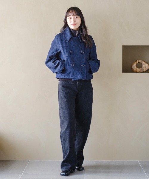 Levi's(リーバイス)の「Levi's/リーバイス BLUETAB(TM) MARINER ピーコート MADE OF JAPAN(ピーコート・レディース・ダークインディゴブルー・M/S/XS)」の15枚目の写真