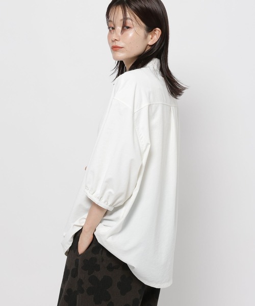 [今期新品] niko and… シャツ　ブラウス ひんやり機能付き6分シャツ（シャツ/ブラウス）｜niko and
