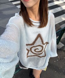 CIAOPANIC | スターロゴシャーリングシアーニット(ニット/セーター)