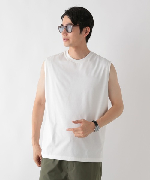 GLOBAL WORK（グローバルワーク）の「トクトク2SET/フハクTEE&ノースリーブインナー/579551（Tシャツ/カットソー・メンズ・モカ/チャコールグレー・MEDIUM/X-LARGE/LARGE）」の18枚目の写真