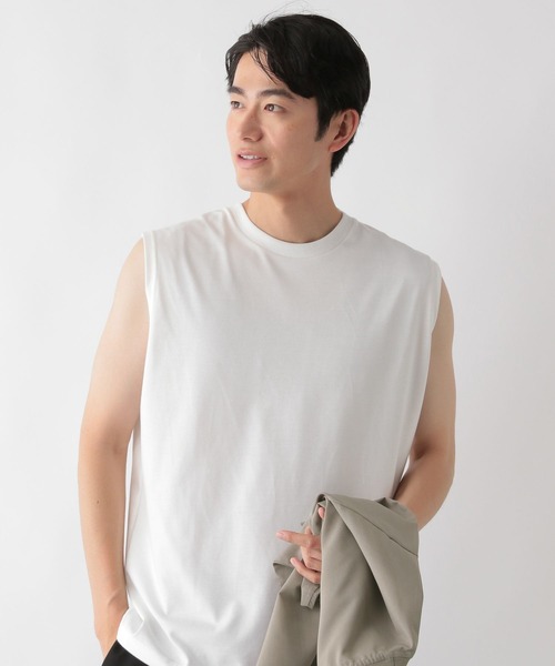 GLOBAL WORK（グローバルワーク）の「トクトク2SET/フハクTEE&ノースリーブインナー/579551（Tシャツ/カットソー・メンズ・モカ/チャコールグレー・MEDIUM/X-LARGE/LARGE）」の7枚目の写真