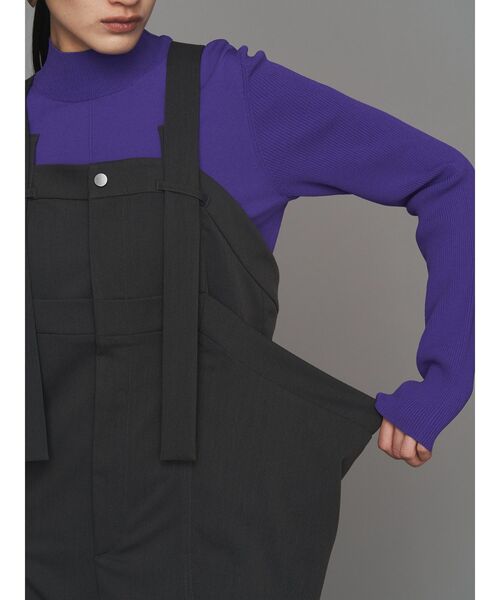 UN3D.（アンスリード）の「W PANTS AIO / ダブルパンツオールインワン（つなぎ/オールインワン・レディース・グレー/ブラック・38/36）」の13枚目の写真