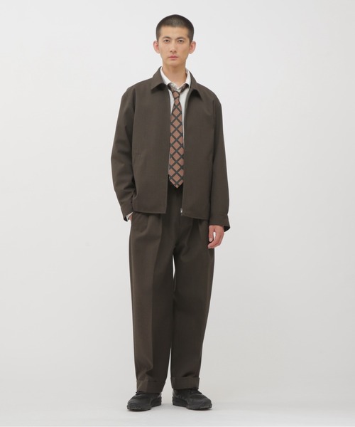 MARGARET HOWELL(マーガレットハウエル)の「BOLD CHECK SILK TIE(ネクタイ・メンズ・ブラウン・FREE)」の3枚目の写真