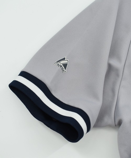 NBA/NFL/NHL/MLB（エヌビーエーエヌエフエルエヌエイチエルエムエルビー）の「【USED】Y2K Majestic “New York Yankees” ゲームシャツ（シャツ/ブラウス・メンズ・グレー・MEDIUM）」の5枚目の写真