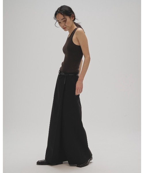 TODAYFUL（トゥデイフル）の「Roundhem Knit Tanktop（タンクトップ・レディース・キナリ/グレー/ダークブラウン・FREE）」の7枚目の写真