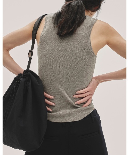 TODAYFUL（トゥデイフル）の「Roundhem Knit Tanktop（タンクトップ・レディース・キナリ/グレー/ダークブラウン・FREE）」の10枚目の写真