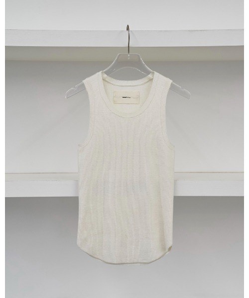 TODAYFUL（トゥデイフル）の「Roundhem Knit Tanktop（タンクトップ・レディース・キナリ/グレー/ダークブラウン・FREE）」の14枚目の写真