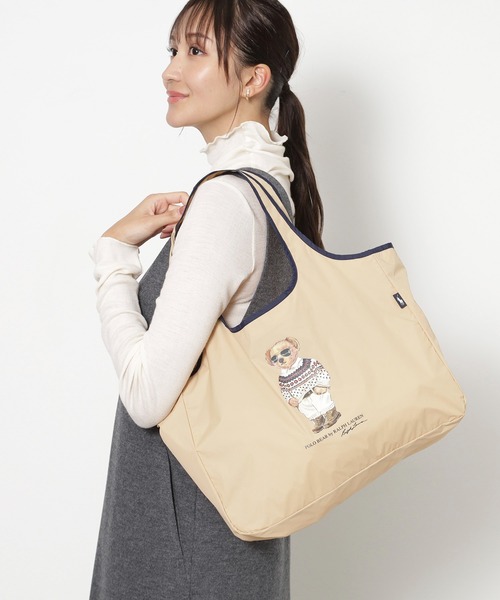 レインバッグ ポケッタブル ”ポロベア”（トートバッグ）｜POLO RALPH