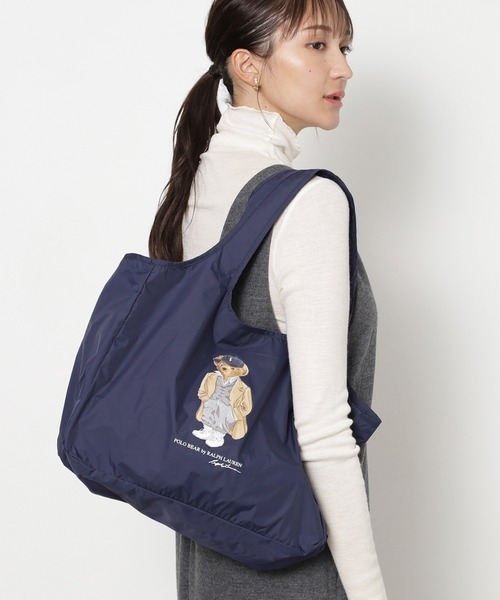 レインバッグ ポケッタブル ”ポロベア”（トートバッグ）｜POLO RALPH