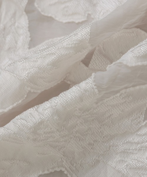 セール】ジャガードパフスリーブチュニック（その他トップス）｜Fit