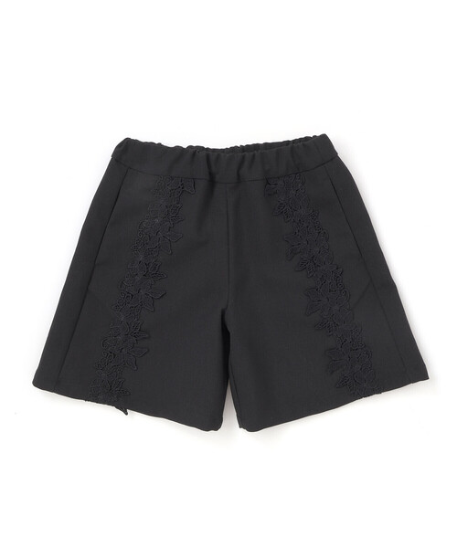 BeBe Petits Pois Vert(ベベプチポワヴェール)の「【お揃い】花レースキュロットパンツ(100~150cm)(その他パンツ・キッズ・ブラック/ブルー・100cm/110cm/130cm/120cm/140cm/150cm)」の8枚目の写真