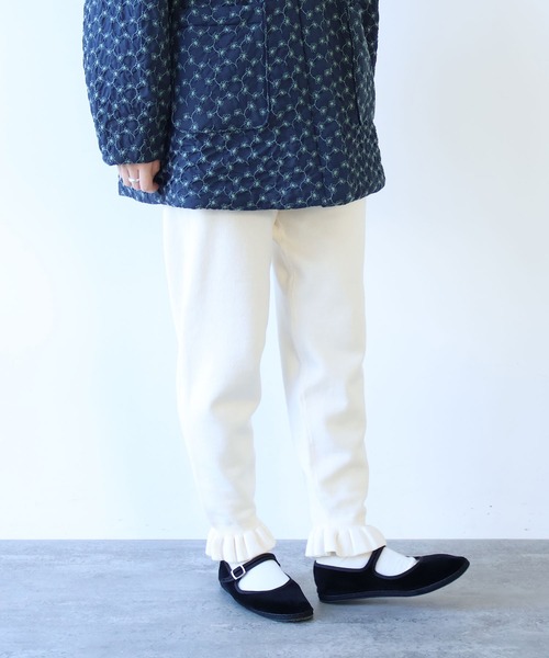 bulle de savon（ビュルデサボン）の「△puri puri ニットパンツ（その他パンツ・レディース・ブラック/グレー/ホワイト・FREE）」の2枚目の写真