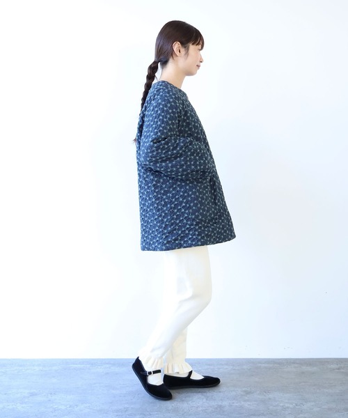 bulle de savon（ビュルデサボン）の「△puri puri ニットパンツ（その他パンツ・レディース・ブラック/グレー/ホワイト・FREE）」の11枚目の写真