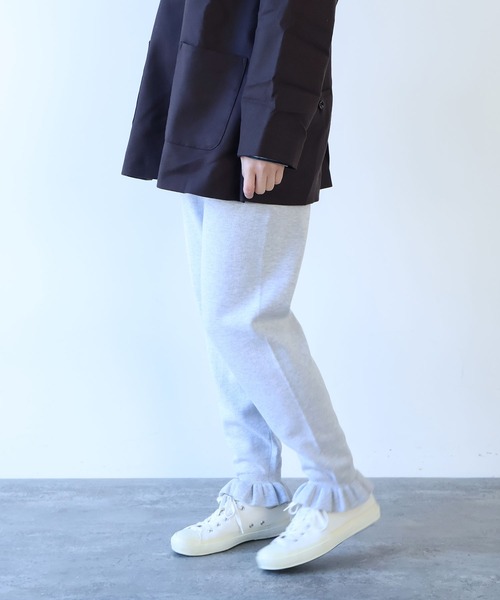 bulle de savon（ビュルデサボン）の「△puri puri ニットパンツ（その他パンツ・レディース・ブラック/グレー/ホワイト・FREE）」の13枚目の写真