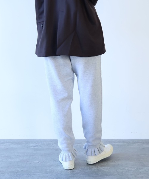 bulle de savon（ビュルデサボン）の「△puri puri ニットパンツ（その他パンツ・レディース・ブラック/グレー/ホワイト・FREE）」の14枚目の写真