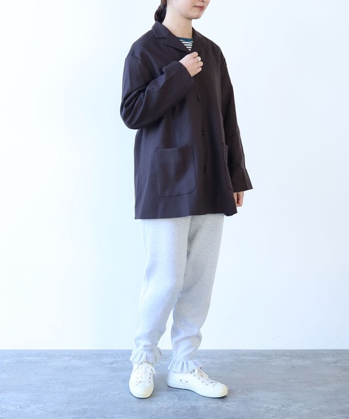 bulle de savon（ビュルデサボン）の「△puri puri ニットパンツ（その他パンツ・レディース・ブラック/グレー/ホワイト・FREE）」の18枚目の写真