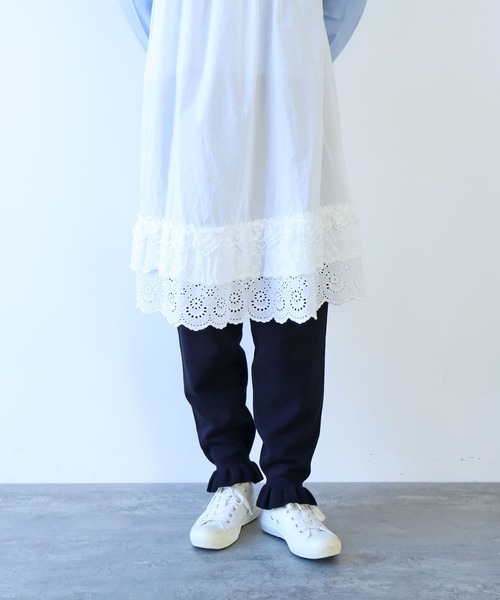 bulle de savon（ビュルデサボン）の「△puri puri ニットパンツ（その他パンツ・レディース・ブラック/グレー/ホワイト・FREE）」の19枚目の写真