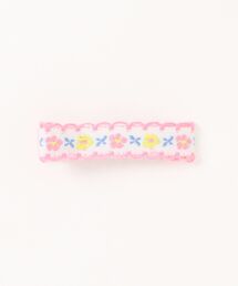 bibmilk（ビブミルク）の「BIBMILK FLOWER LACE TAPE CLIP 5cm（バレッタ/ヘアクリップ）」