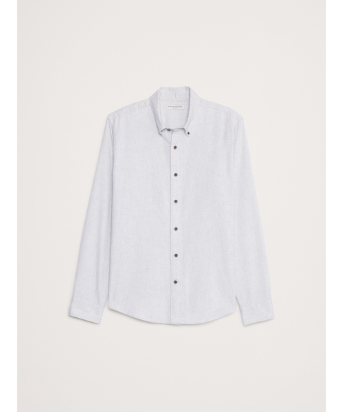 Banana Republic(バナナリパブリック)の「スタンダードフィット フランネルシャツ(シャツ/ブラウス・メンズ・チャコールグレー/ライトブルー/ブルー/イエロー/ネイビー/ベージュ/レッド/ブラウン/ライトグレー・XL/M/S/L)」の13枚目の写真