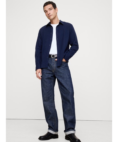 Banana Republic(バナナリパブリック)の「スタンダードフィット フランネルシャツ(シャツ/ブラウス・メンズ・チャコールグレー/ライトブルー/ブルー/イエロー/ネイビー/ベージュ/レッド/ブラウン/ライトグレー・XL/M/S/L)」の21枚目の写真