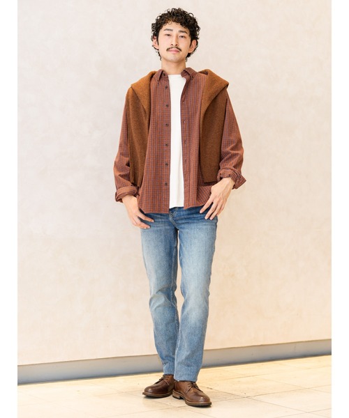 Banana Republic（バナナリパブリック）の「スタンダードフィット フランネルシャツ（シャツ/ブラウス・メンズ・チャコールグレー/ライトブルー/ブルー/イエロー/ネイビー/ベージュ/レッド/ブラウン/ライトグレー・XL/M/S/L）」の11枚目の写真