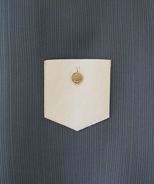 CULLNI（クルニ）の「【CULLNI】別注 Minimal Pocket L/S PLEATS SHIRTS（シャツ/ブラウス・メンズ・ブラウン/ブラック/ダークグレー・1/2）」の17枚目の写真