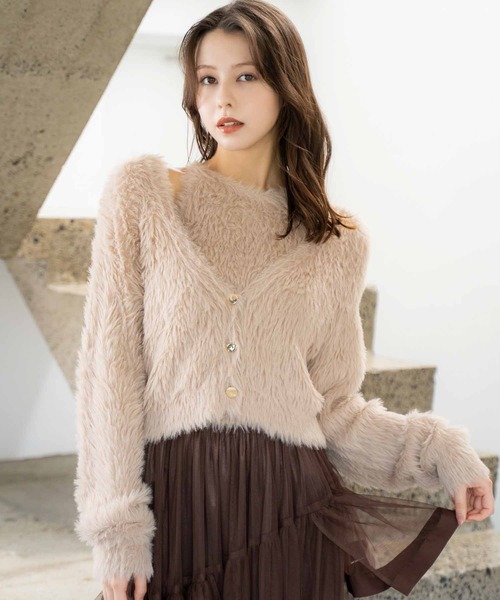 セール】シャギーアンサンブル（カーディガン/ボレロ）｜NOELA（ノエラ