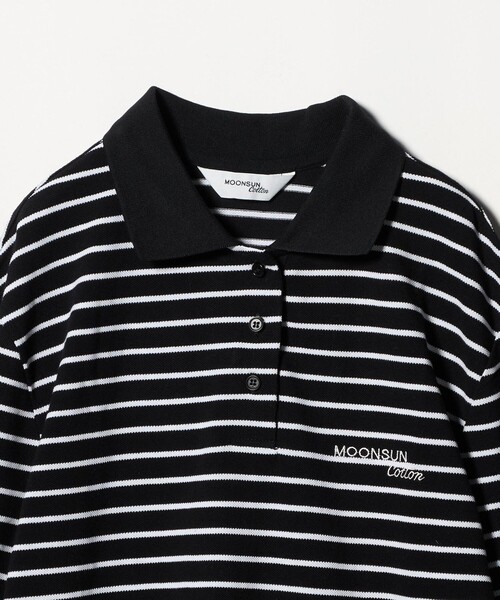 BEAUTY&YOUTH UNITED ARROWS(ビューティーアンドユースユナイテッドアローズ)の「<MOONSUN>ボーダー ロングスリーブポロシャツ(ポロシャツ・レディース・ピンク/ブラック・M)」の18枚目の写真