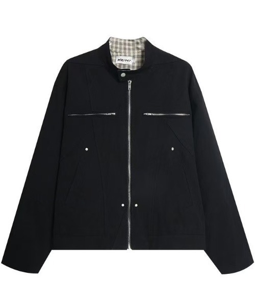 Elegante♡ブルゾン 黒 S SLY ブルゾン アウター 「WEB限定再入荷」VINTAGE F/LEATHER S
