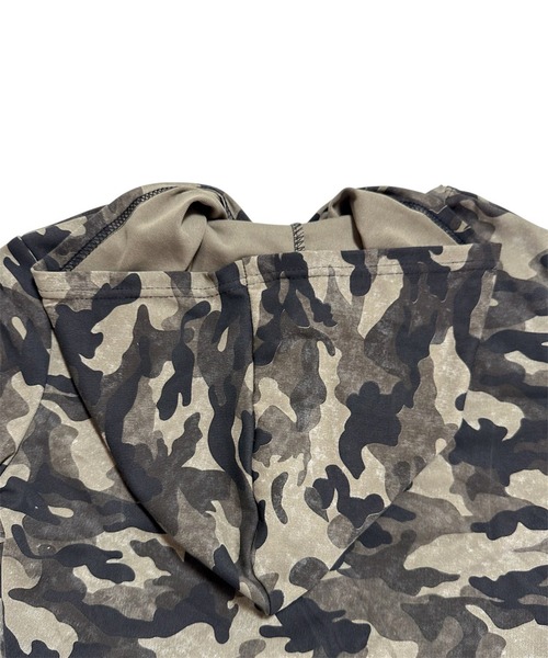 VIBGYOR(ヴィブジョー)の「カモフラ柄フィットフードトップス/Y2K韓国ストリート ショート(CZ)(パーカー・レディース・カモフラージュ・MEDIUM/LARGE)」の9枚目の写真