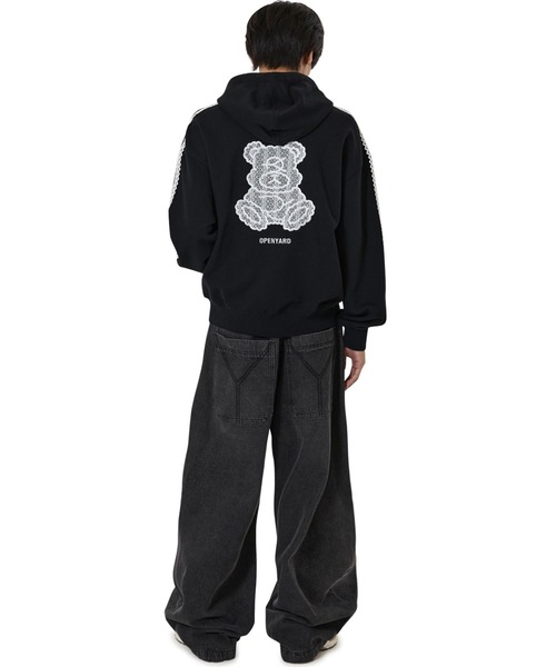 OY/オーワイ』LACE DOLLY HOODIE ZIP UP/レースオードリージップアップ