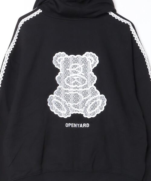 OPENYARD OY ホワイト オーバーサイズパーカー OPENYARD OY ホワイト オーバーサイズパーカー