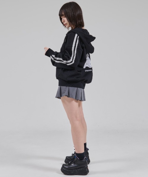 OY/オーワイ　オードリージップアップカーディガン セール】『OY/オーワイ』ODOLLY KNIT ZIP-UP CARDIGAN