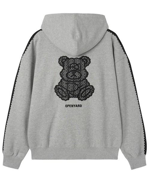 OY/オーワイ』LACE DOLLY HOODIE ZIP UP/レースオードリージップ