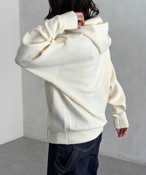 U.S. POLO ASSN.（ユーエスポロアッスン）の「スウェットライクニットジップパーカー（ニット/セーター・メンズ・ネイビー/アイボリー/グレー/ブラウン/レッド/グリーン/ダークブルー・MEDIUM/LARGE）」の15枚目の写真