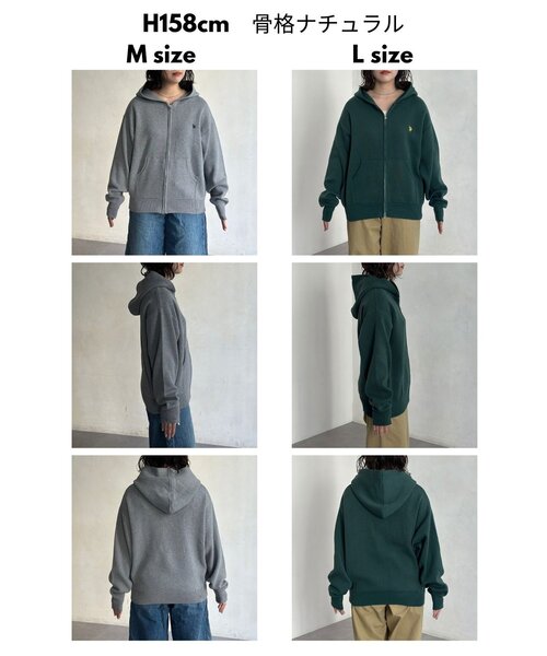 U.S. POLO ASSN.（ユーエスポロアッスン）の「スウェットライクニットジップパーカー（ニット/セーター・メンズ・ネイビー/アイボリー/グレー/ブラウン/レッド/グリーン/ダークブルー・MEDIUM/LARGE）」の21枚目の写真