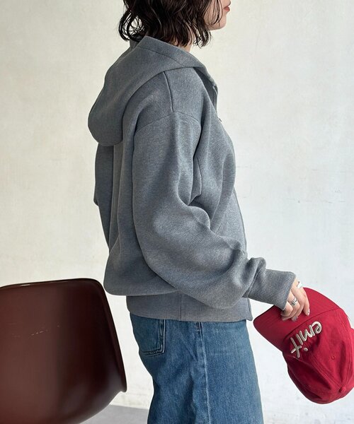 セール】【U.S. POLO ASSN.】スウェットライクニットジップパーカー