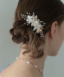 Cupid Heart | 【Cupid Heart】結婚式用!ビジューヘアコム(バレッタ/ヘアクリップ)