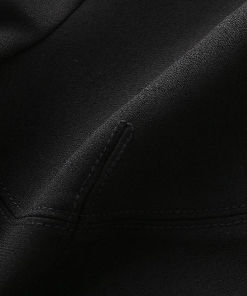 U by SPICK&SPAN（ユーバイスピックアンドスパン）の「GANNI/ガニー Bonded Crepe Mini Dress（ワンピース・レディース・ブラック・SMALL）」の20枚目の写真