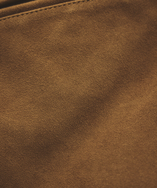 FREAK'S STORE（フリークスストア）の「Goat Leather スエード ミニマル シングルライダース（ブルゾン・メンズ・ブラウン/ブラック/ベージュ・SMALL/MEDIUM/LARGE）」の16枚目の写真