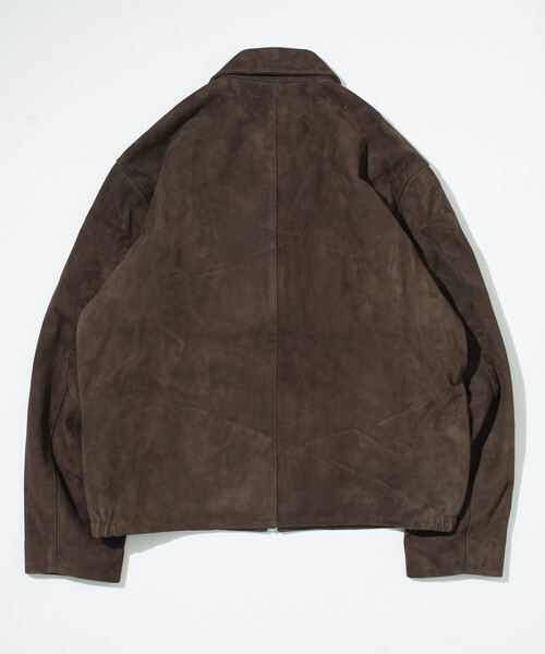 セール】Goat Leather スエード ミニマル シングルライダース