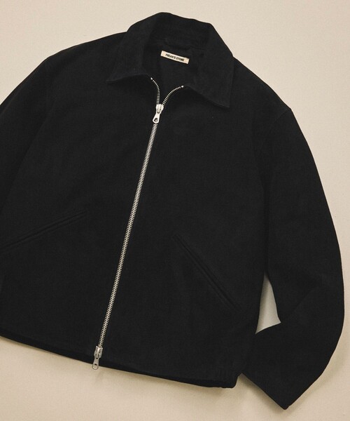 セール】Goat Leather スエード ミニマル シングルライダース