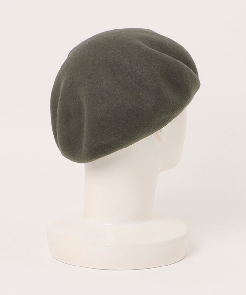 Honeys（ハニーズ）の「ウール混ベレー帽（ハンチング/ベレー帽・レディース・グリーン/ブラウン/杢グレー/ブラック・FREE）」の5枚目の写真