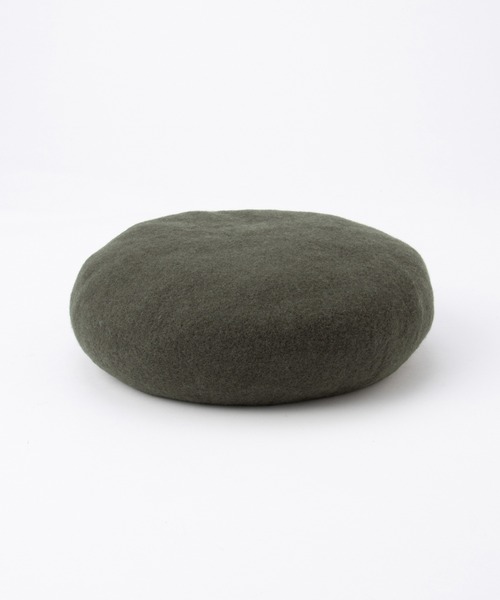 Honeys（ハニーズ）の「ウール混ベレー帽（ハンチング/ベレー帽・レディース・グリーン/ブラウン/杢グレー/ブラック・FREE）」の20枚目の写真