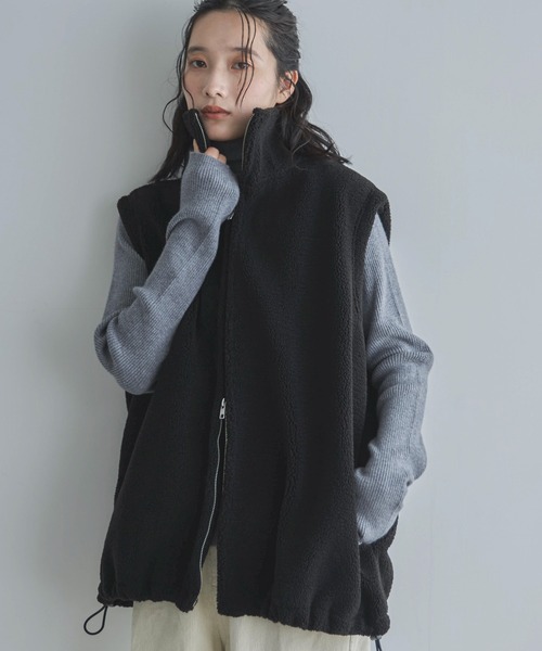 feepur（フェピュール）の「【ハンドウォッシャブル】ベーシックハイネックニット（ニット/セーター・レディース・アイボリー/ブラック/杢グレー/ブラウン・MEDIUM）」の12枚目の写真