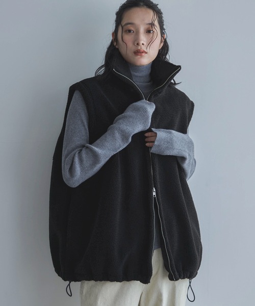 feepur（フェピュール）の「【ハンドウォッシャブル】ベーシックハイネックニット（ニット/セーター・レディース・アイボリー/ブラック/杢グレー/ブラウン・MEDIUM）」の15枚目の写真